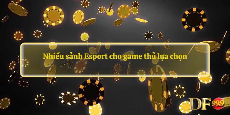 Nhiều sảnh Esport cho game thủ lựa chọn